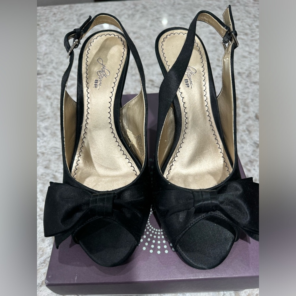 Platinum Brass Plum Heels from Nordstrom
